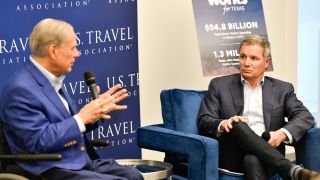 Gov. Abbott and Geoff Travel Works