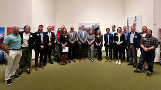 Travel leaders in Washington state with Rep. Larsen